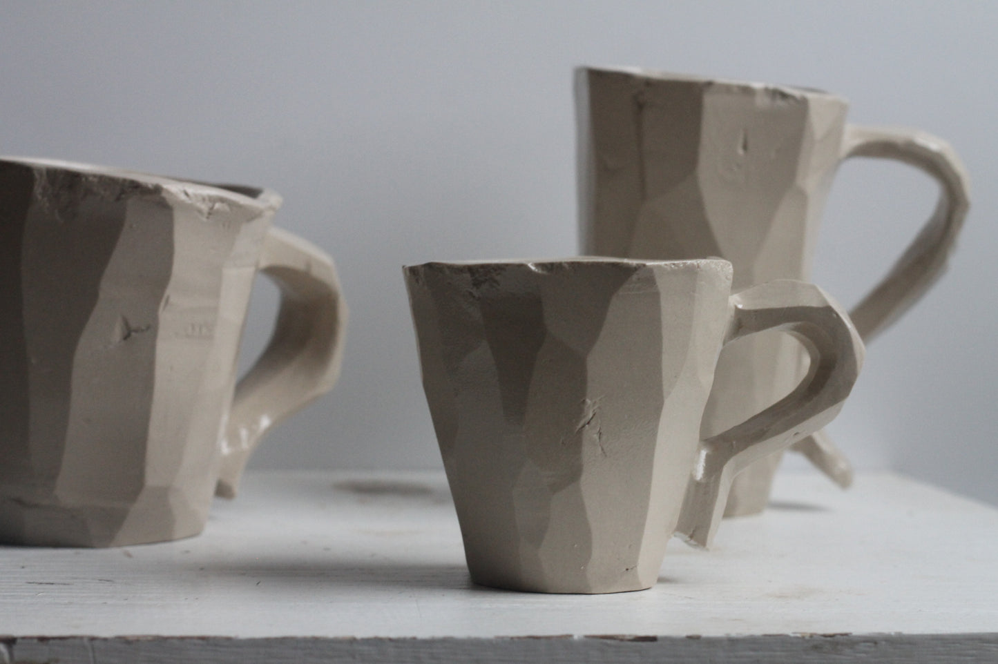 Tall and medium cup White