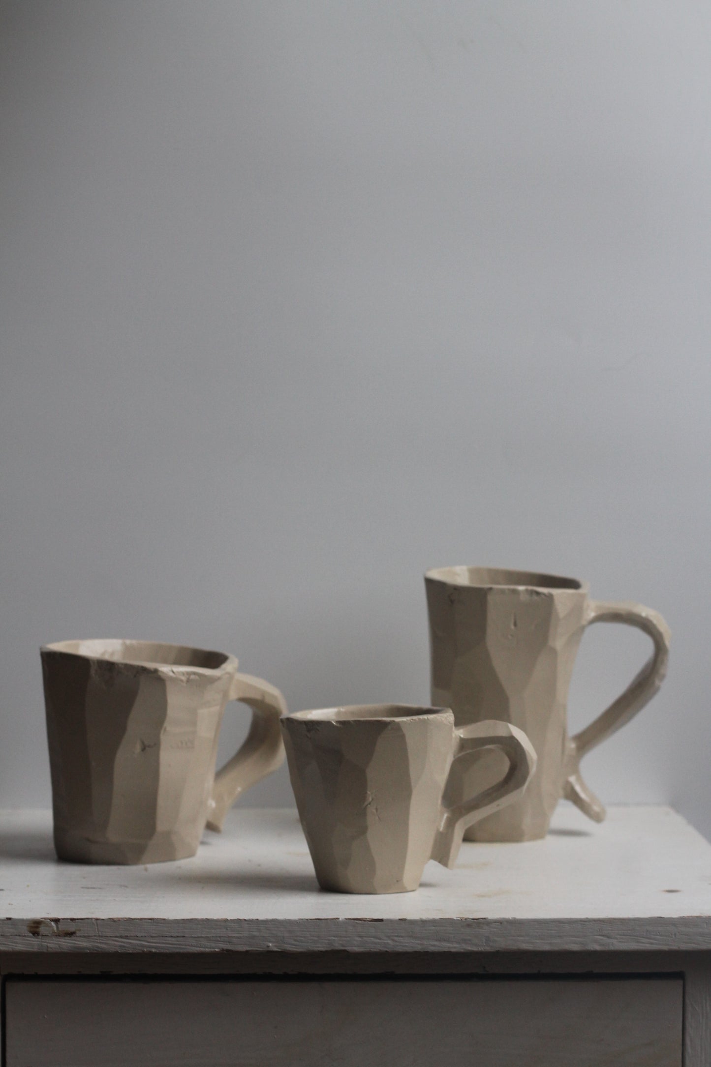 Tall and medium cup White