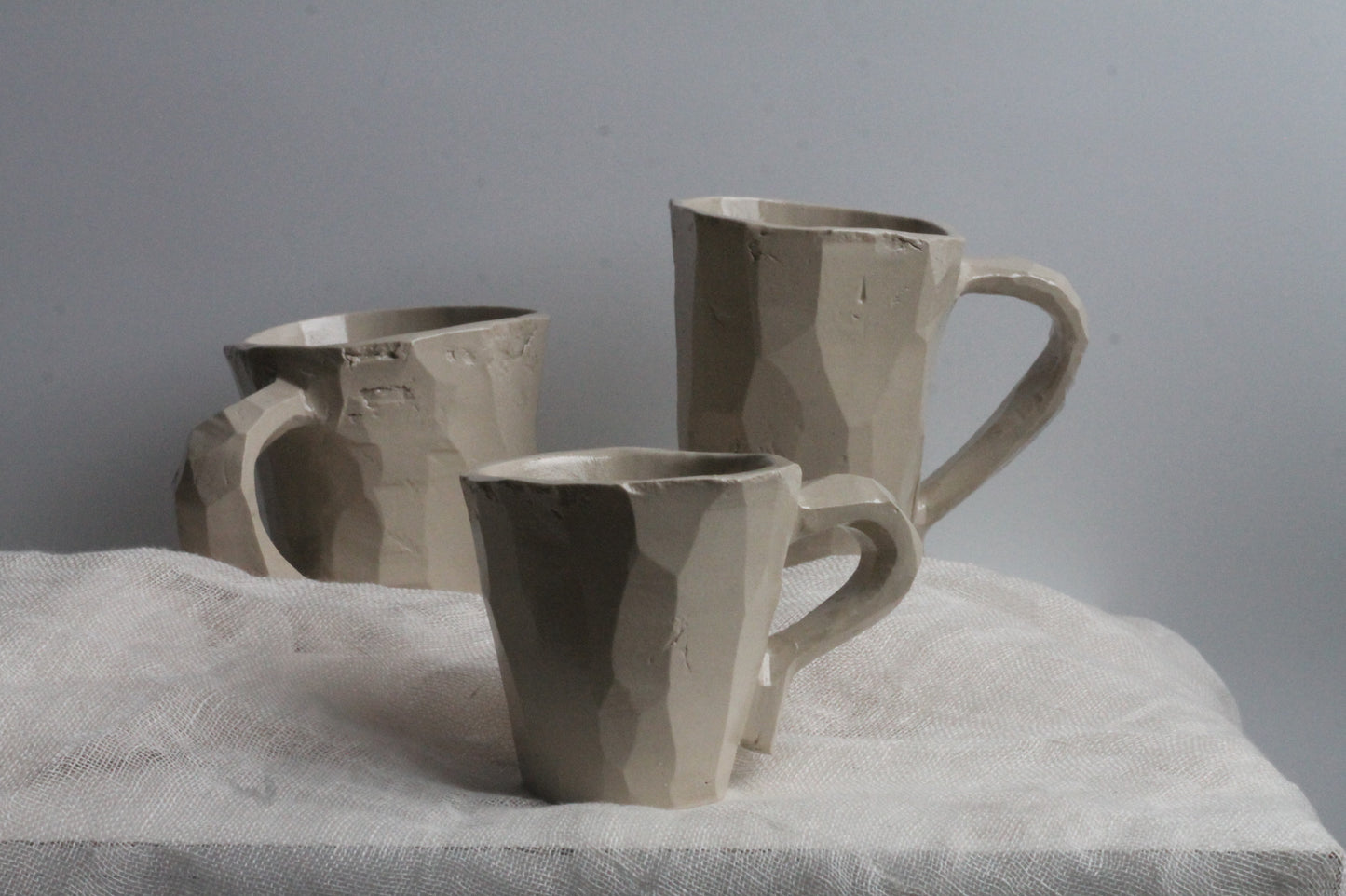 Tall and medium cup White