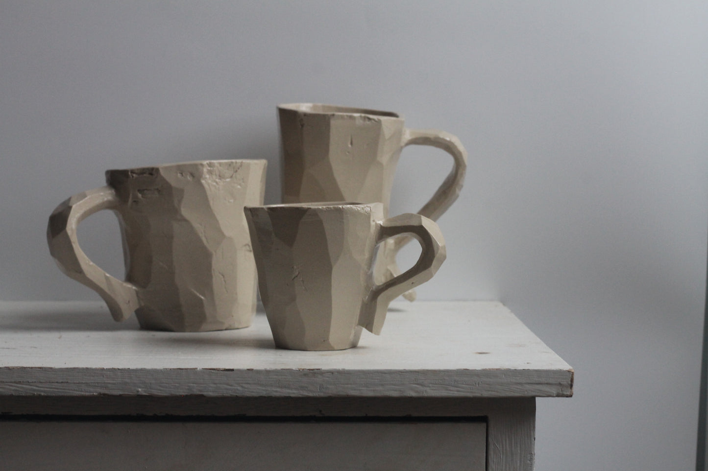 Tall and medium cup White